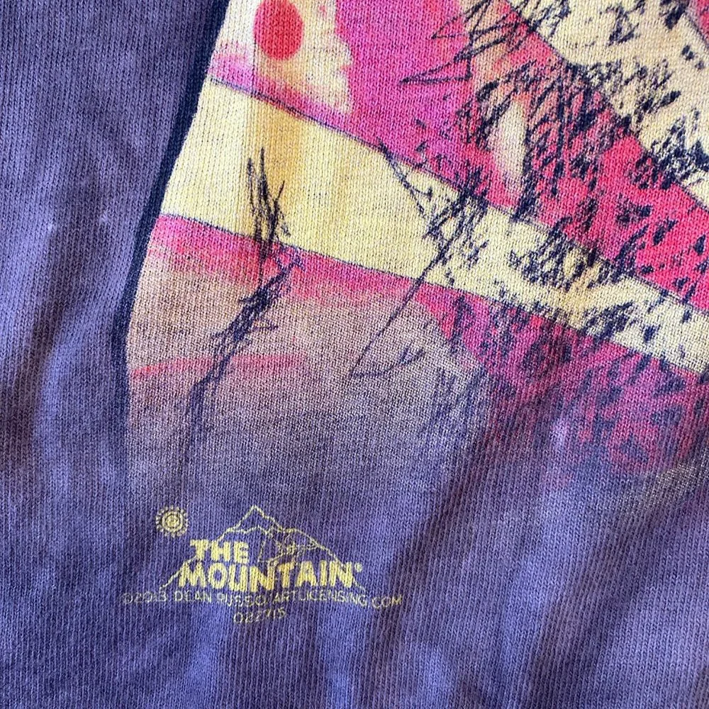 The Mountain Tee Shirt Youth L Black Brown Beware Of Pit Bull Dog - Picture 3 of 9